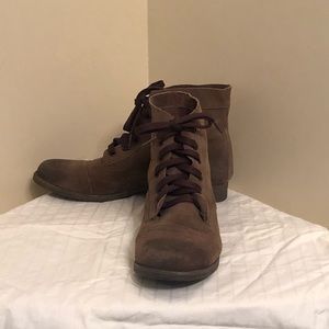 ZiGi Girl brown leather/ suede boots